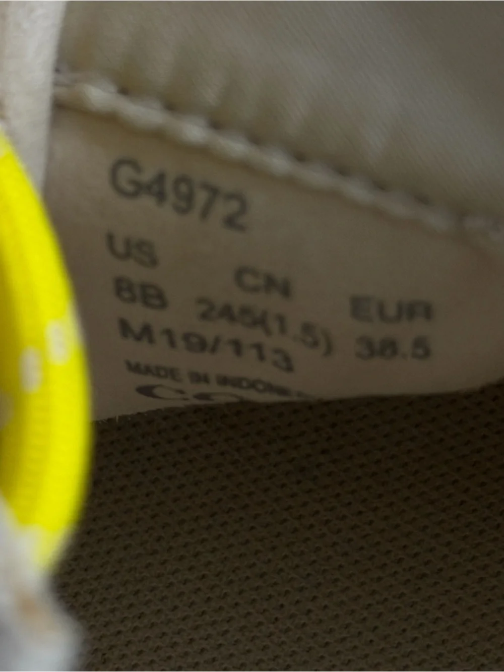 Coach Cream & Yellow Signature Logo Sneakers